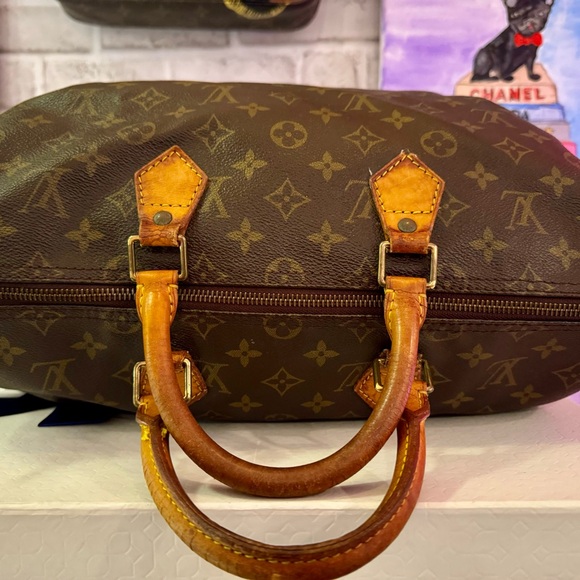 ❤️Louis Vuitton 35 Monogram Speedy Hand Boston Bag Old Model #2 - Picture 4 of 12